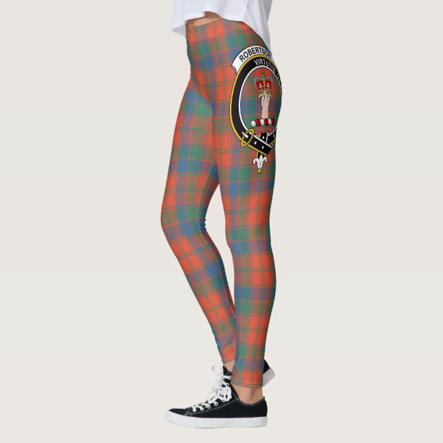 Leggings Scotstee Clan Robertson Ancienne Crête Tartan Femm (Gauche)
