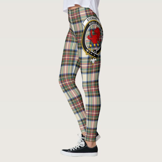 Leggings Scotstee Clan Stewart habiller l'ancienne crête Ta (Gauche)