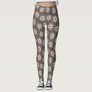 Leggings sémia brun