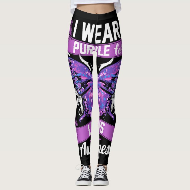 Leggings Sensibilisation au lupus (Devant)