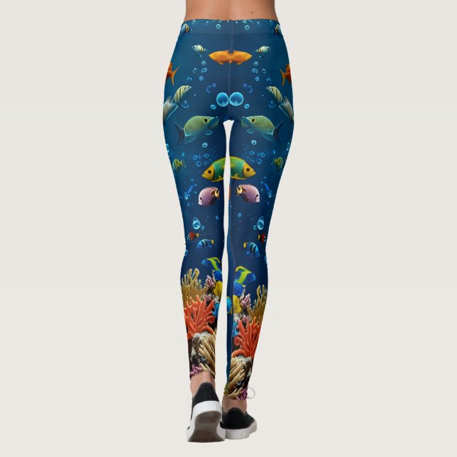 Leggings Sérénité océanique (Dos)