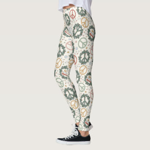 Leggings Serments de paix et joie pour le Motif mondial