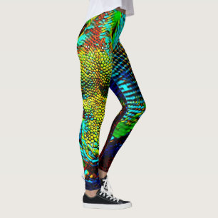 Leggings Serpent d'arc-en-ciel