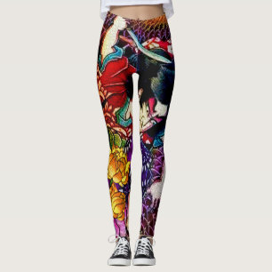 Leggings Serpent de combat samouraï