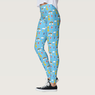 Leggings Sesame Pals Rainbow Doodley Motif