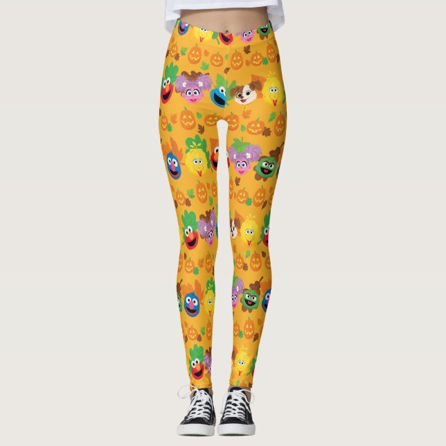 Leggings Sesame Street Autumn quitte Motif (Devant)