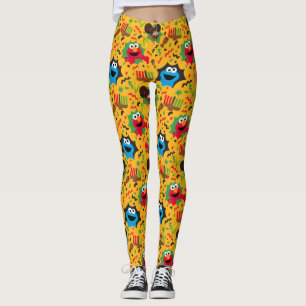 Leggings Sesame Street Kwanzaa Motif