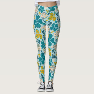 Leggings Shamrock de trèfle vert Motif Saint Patrick`s Day