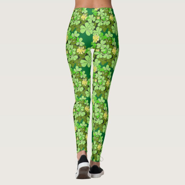 Leggings Shamrock Jour de la Saint Patrick (Dos)