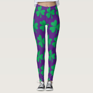 Leggings Shamrock Jour de la Saint Patrick