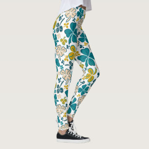 Leggings Shamrock moderne de trèfle Motif St Patrick`s Day