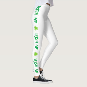 Leggings Shamrock vert irlandais de la Saint Patrick