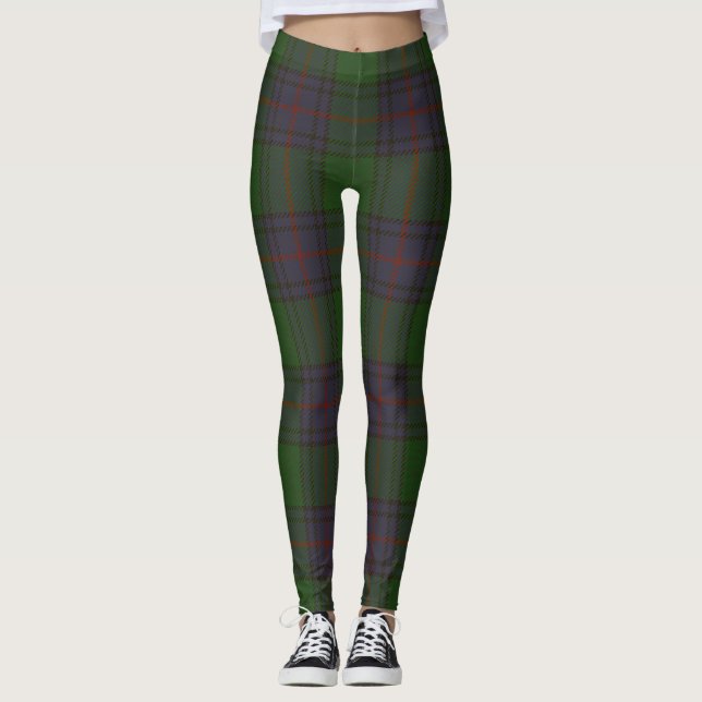 Leggings Shaw Tartan Clan Plaid (Devant)