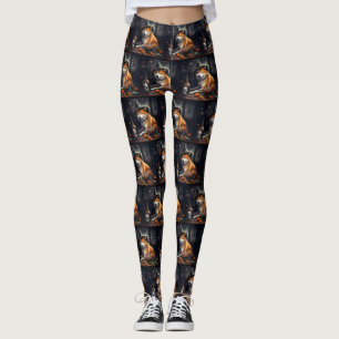 Leggings Shiba Inu Citrouilles Halloween effrayant