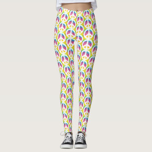 Leggings Signe de paix hippie