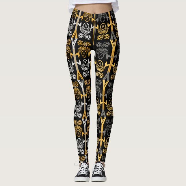 Leggings Signes zodiaques, Poissons (Devant)