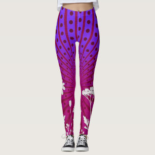 Leggings silhouette de pois radiant Bloom