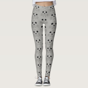Leggings Silhouette du visage du phoque