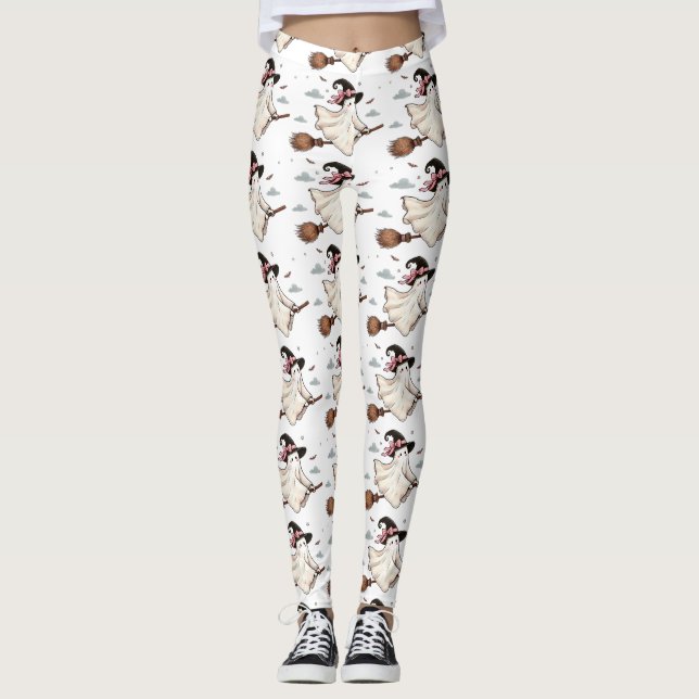 Leggings Simple et élégante Mignonne sorcière première Hall (Devant)