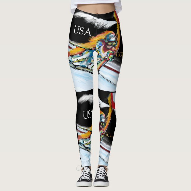 LEGGINGS SKIER (Devant)
