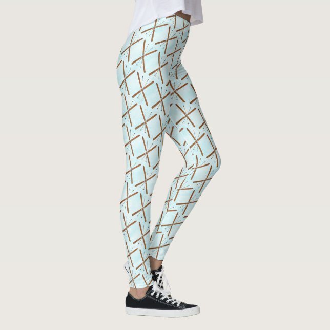 Leggings Skis De Fond Et Polonais (Droite)