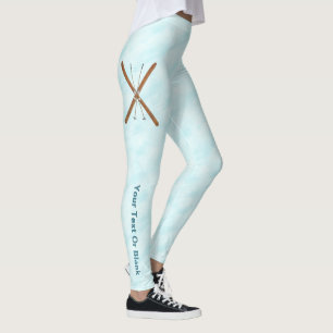 Leggings Skis De Fond Et Polonais
