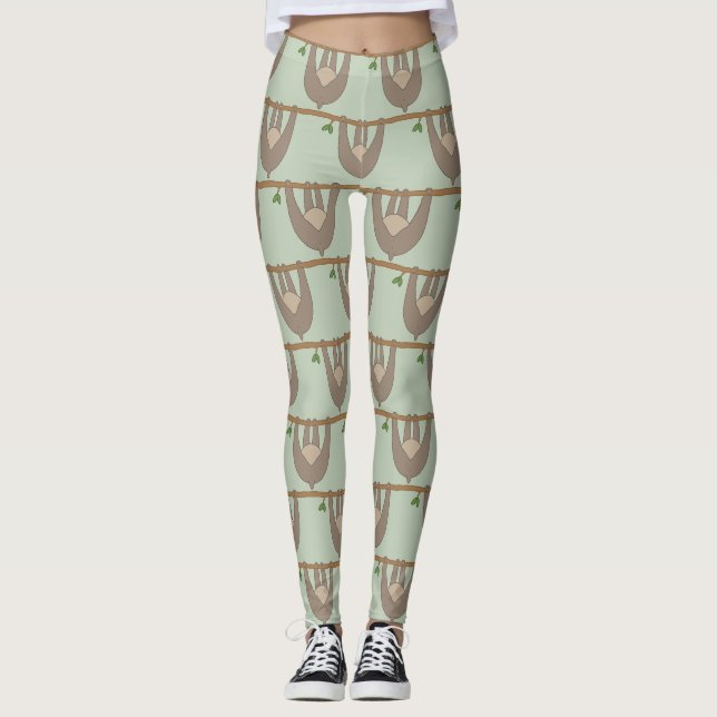 Leggings Sloth Butt Hanging Sloth (Devant)