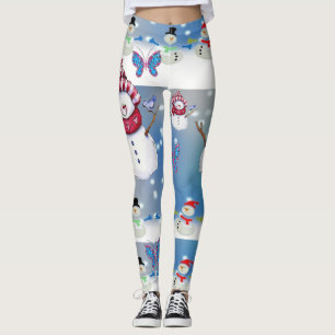 leggings snowman