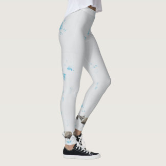 Leggings Snowshoe Siamese Cat Prints Maureen Girard Pet Mag