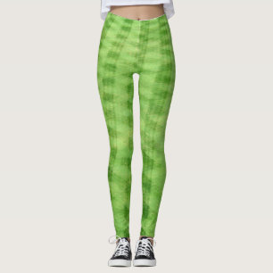 Leggings "Soccer Field Motif Sports Décor"