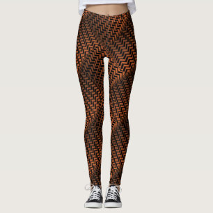 Leggings Socialite Wild Bronze Zig Zag Motif