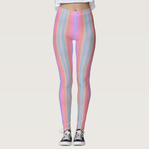 Leggings Soft Pastel Stripes