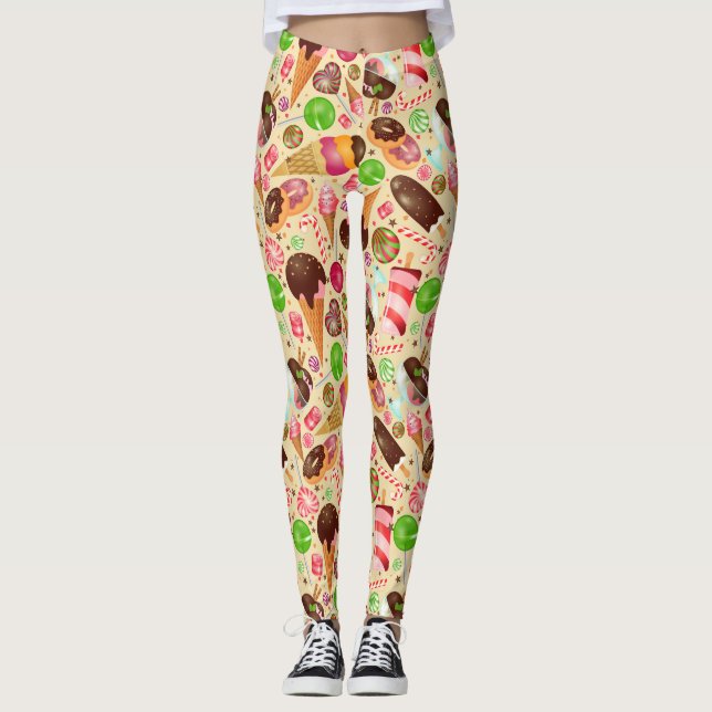 Leggings Soins sucrés (Devant)