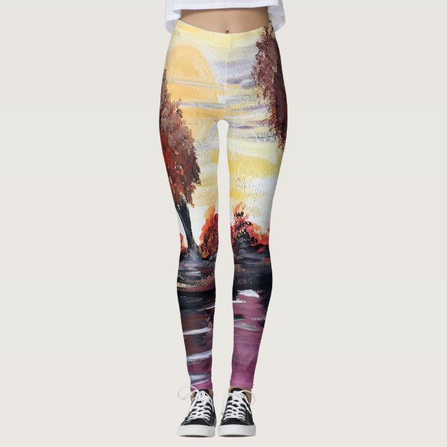 Leggings Soleil automne (Devant)
