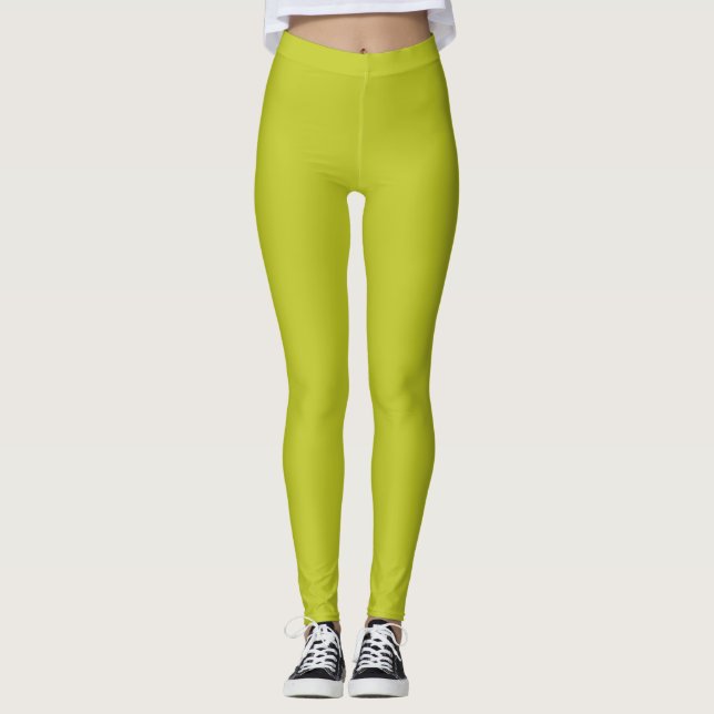 Leggings Solid wasabi green (Devant)