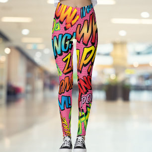 Leggings Sons de Pop Art de Bande Dessinée