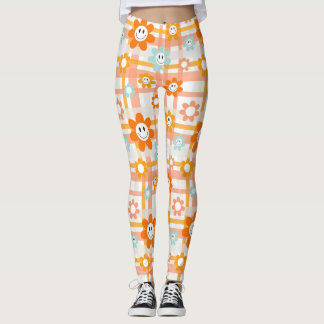 Leggings Sourire aux fleurs