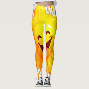 Leggings Sourires de soleil : Explosion de joie
