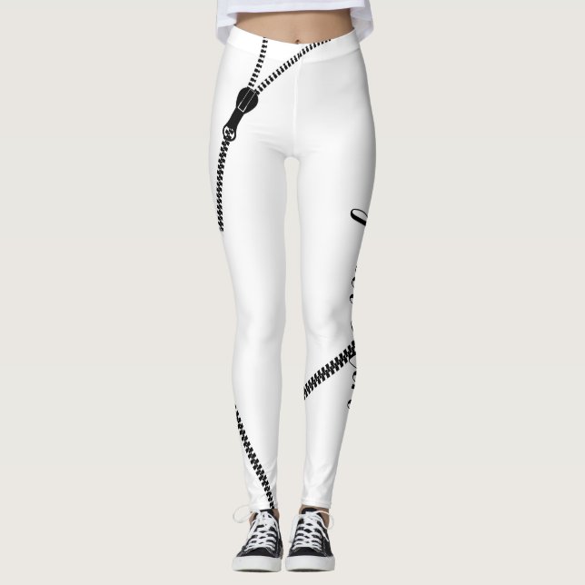 Leggings Sous votre peau Inc Zipper Pants (Devant)