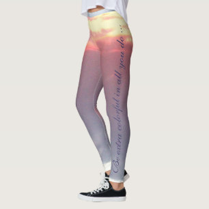 Leggings Soyez Plus Coloré Dans Tout Ce Que Vous Faites