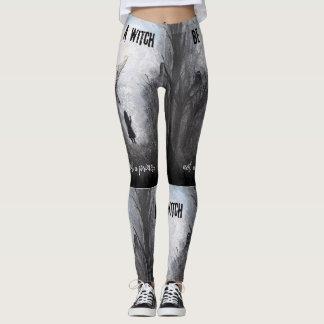 Leggings Soyez une sorcière pas une princesse Filles Pouvoi