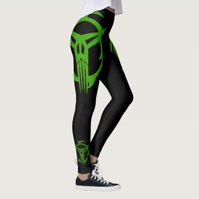 Leggings SPECOPS vert sur les guêtres noires (Droite)