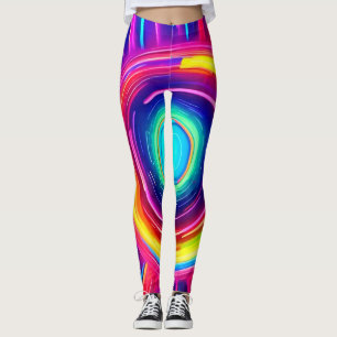 Leggings Spectre circulaire : Une exploration dynamique des