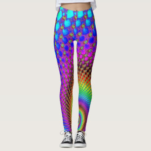 Leggings Spiral abstrait Fractal
