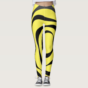 Leggings spirale noire transparente sur l'arrière - plan ja
