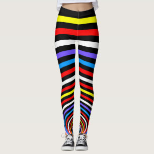 Leggings Spirale psychédélique