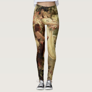 Leggings Spirit Of Spring par Alphonse Mucha