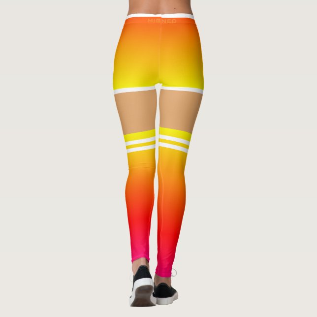 Leggings Sport Faux Shorts et au-dessus des chauss (Dos)