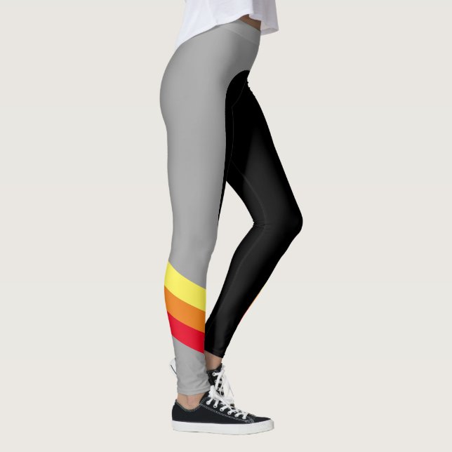 Leggings Sporty Red/Orange/Jaune (Droite)