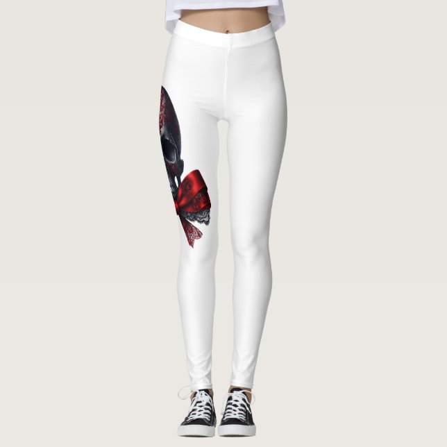 Leggings squelette (Devant)